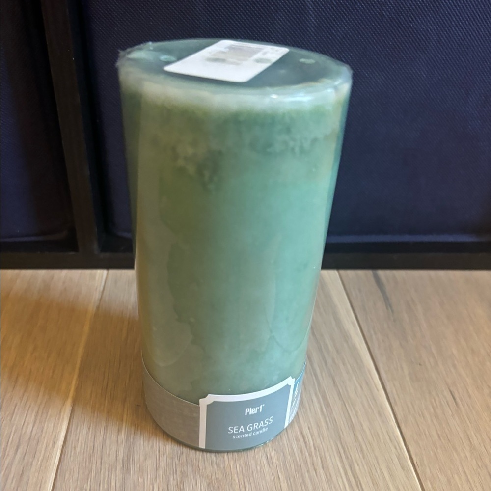 Pier 1 Imports Sea Grass Candle 3x6 Large Pillar Rare
